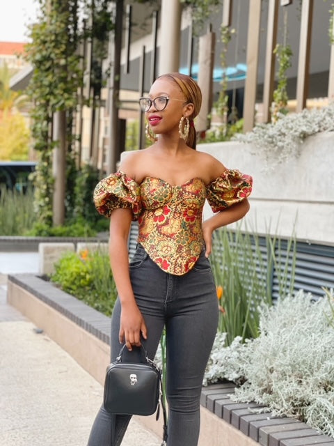 The Flora Sleeves Corset